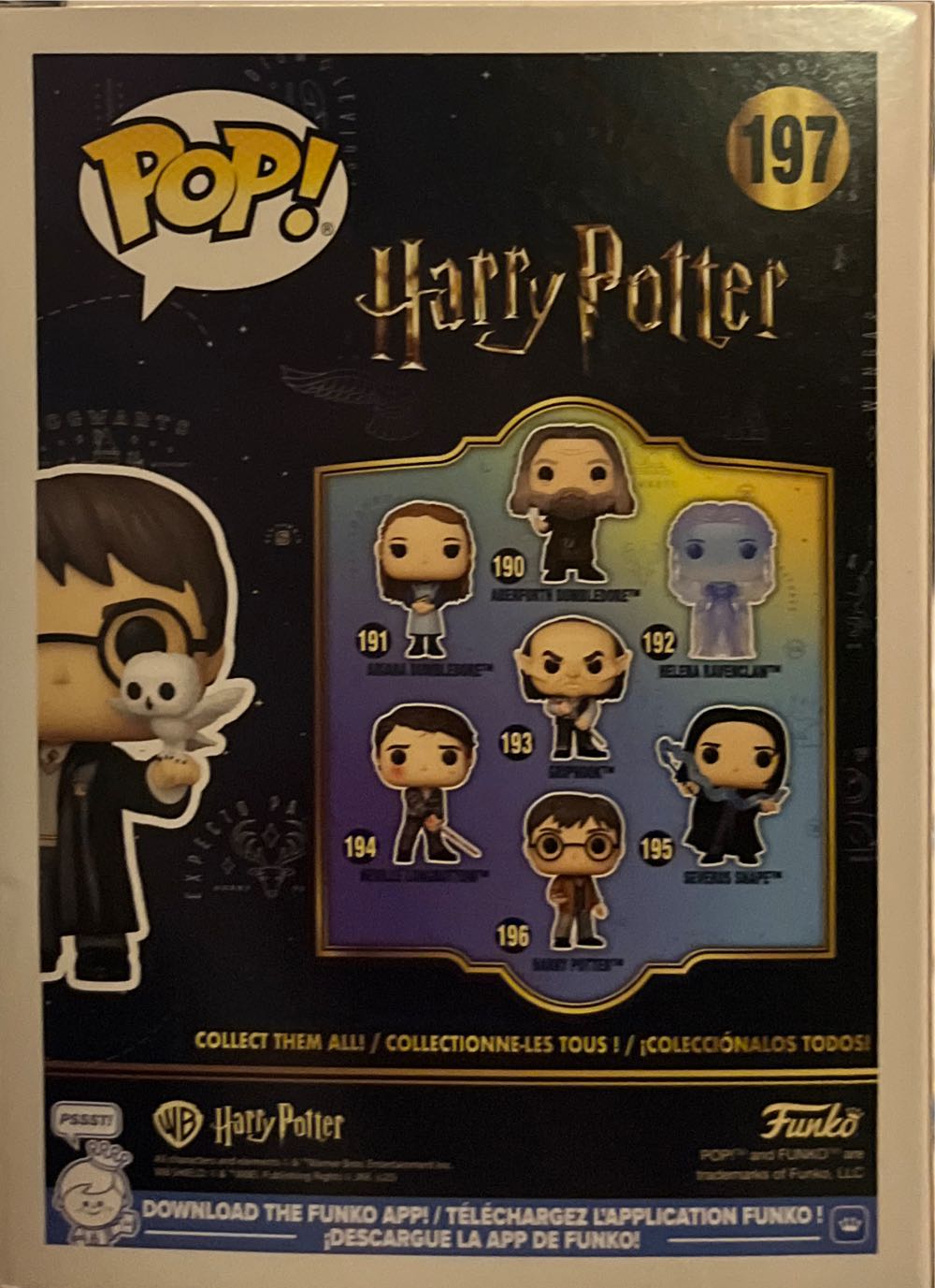 Harry Potter:  197 Harry Potter With Hedwig - Harry Potter vinyl figure collectible [Barcode 889698917636] - Main Image 2