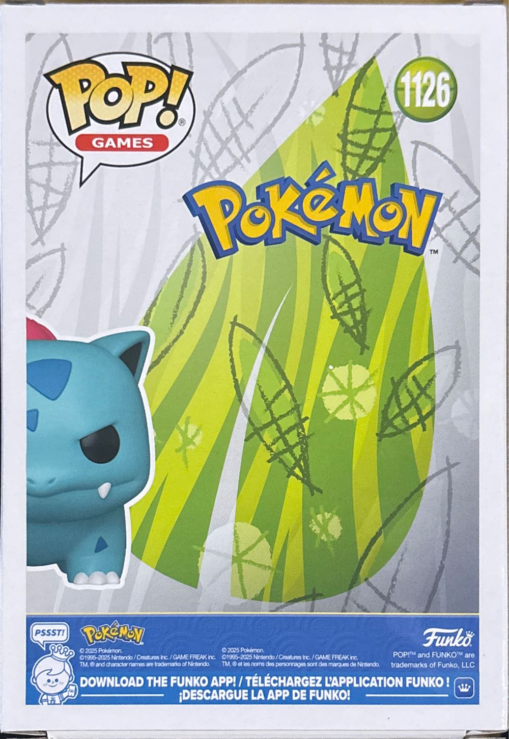 Ivysaur - Pokémon vinyl figure collectible [Barcode 889698916646] - Main Image 3