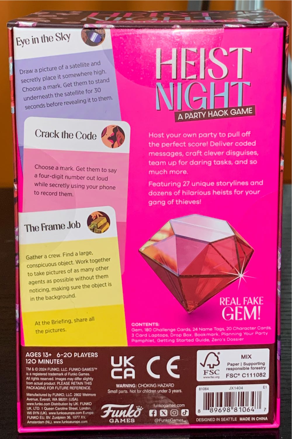 Heist Night A Party Hack Game  vinyl figure collectible [Barcode 889698810647] - Main Image 3