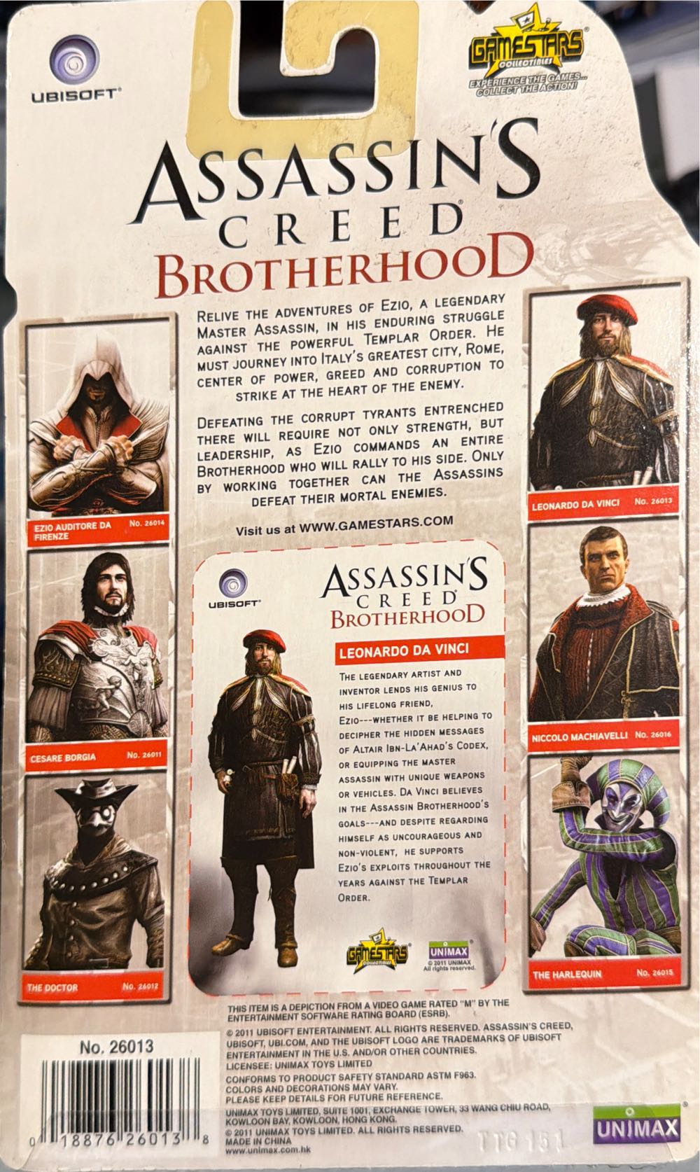 Vision Neca Assassin’s Creed Brotherhood Ezio Auditore Eagle Vision Action Da Leonardo Vinci New Gamestars Assassins Assassin Sealed Assassin’s Inch Collection ~ – Vinci’s Flying Machine Niccolo Machiavelli Onyx Ebony 3.75 Nib Of Firenze Gift Creed: Coll  vinyl figure collectible [Barcode 018876260138] - Main Image 2