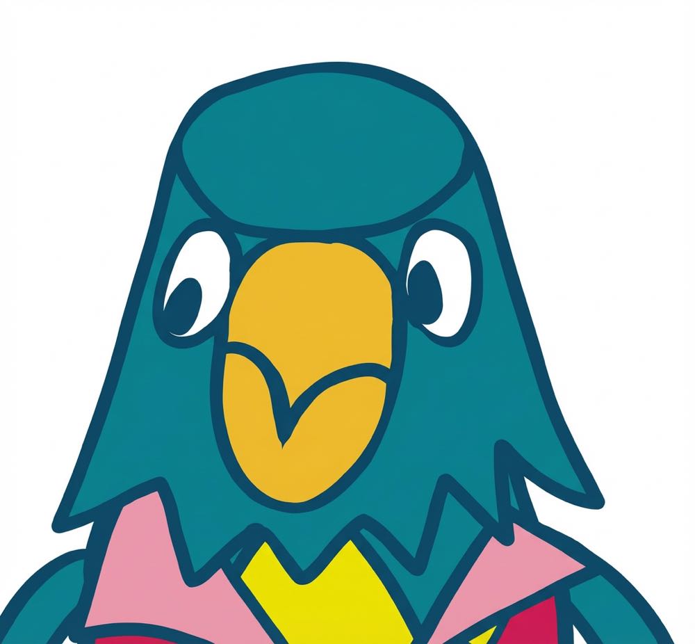 Eagle Birds Blue  vinyl figure collectible - Main Image 2