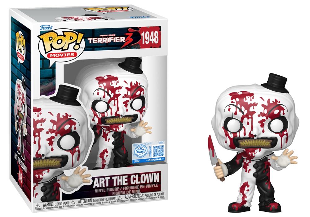 Art The Clown Bloody <With Knife>  vinyl figure collectible [Barcode 889698916905] - Main Image 2