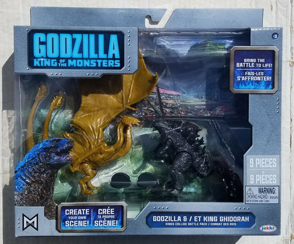 Godzilla And King Ghidora ( Jakks Pacific / 2019 ) - Godzilla vinyl figure collectible - Main Image 3