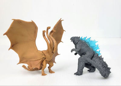 Godzilla And King Ghidora ( Jakks Pacific / 2019 ) - Godzilla vinyl figure collectible - Main Image 4