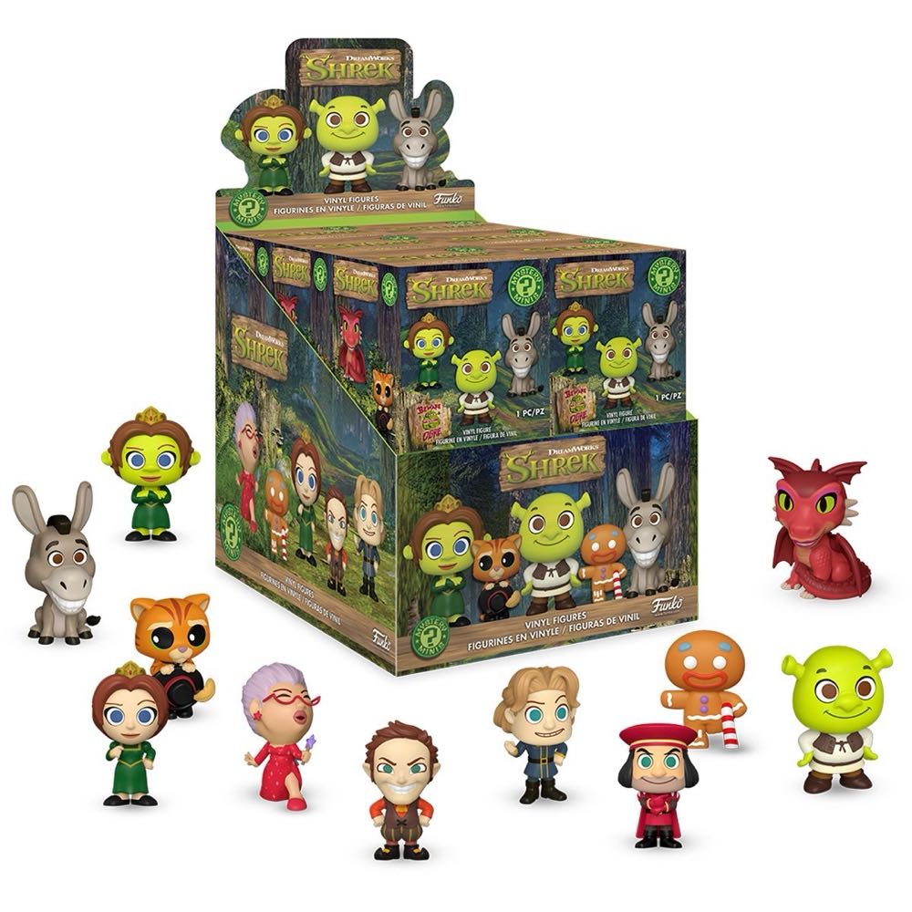 Shrek DreamWorks 30th Anniversary Funko Mystery Minis - Shrek - Shrek vinyl figure collectible - Main Image 2