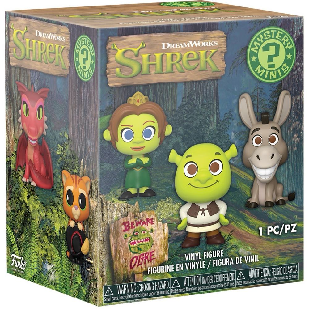 Shrek DreamWorks 30th Anniversary Funko Mystery Minis - Shrek - Shrek vinyl figure collectible - Main Image 3