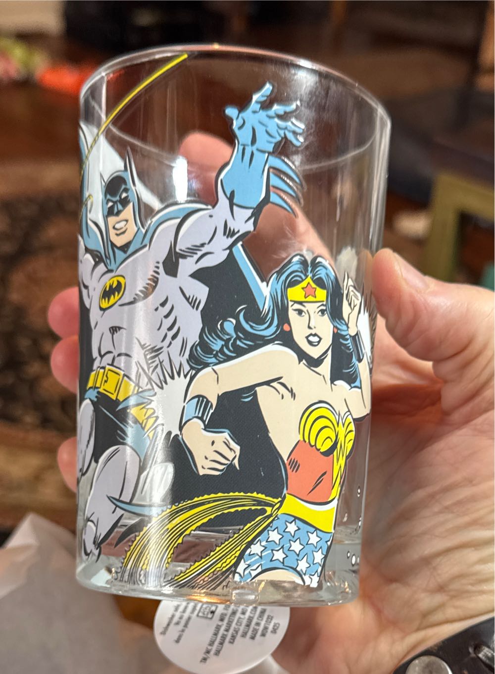 Justice League Hallmark Collectable Drinking Glass  vinyl figure collectible - Main Image 2
