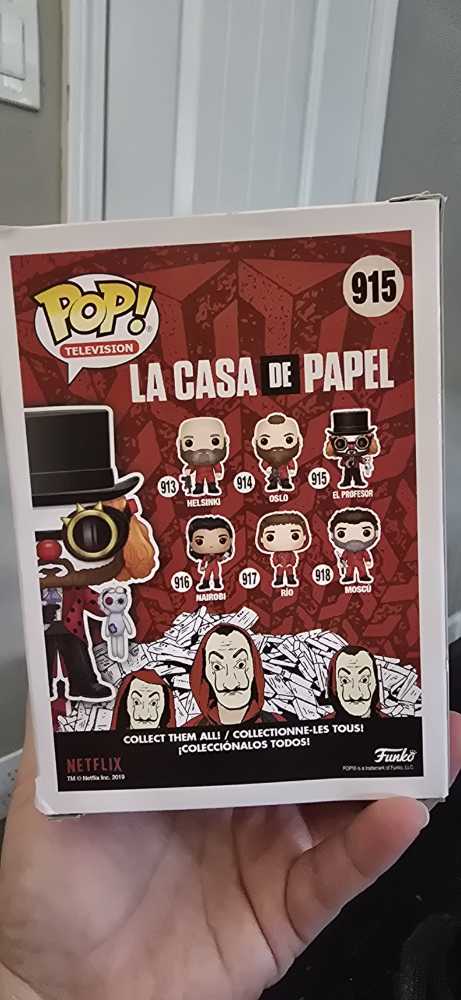 La Casa De Papel #915 El Profesor  vinyl figure collectible - Main Image 2