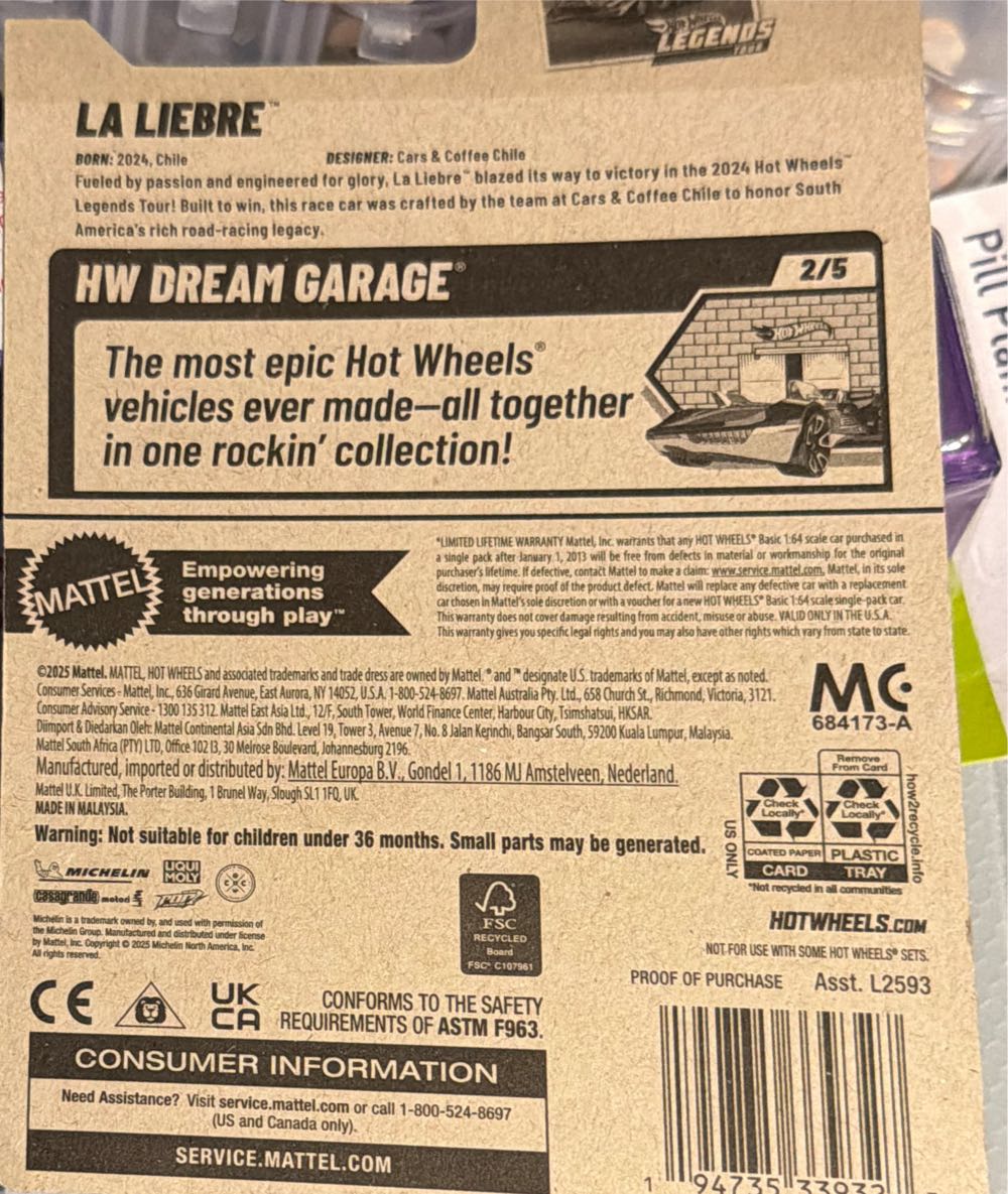 Hot Wheels Ford Mustang GTD  vinyl figure collectible [Barcode 194735339327] - Main Image 2