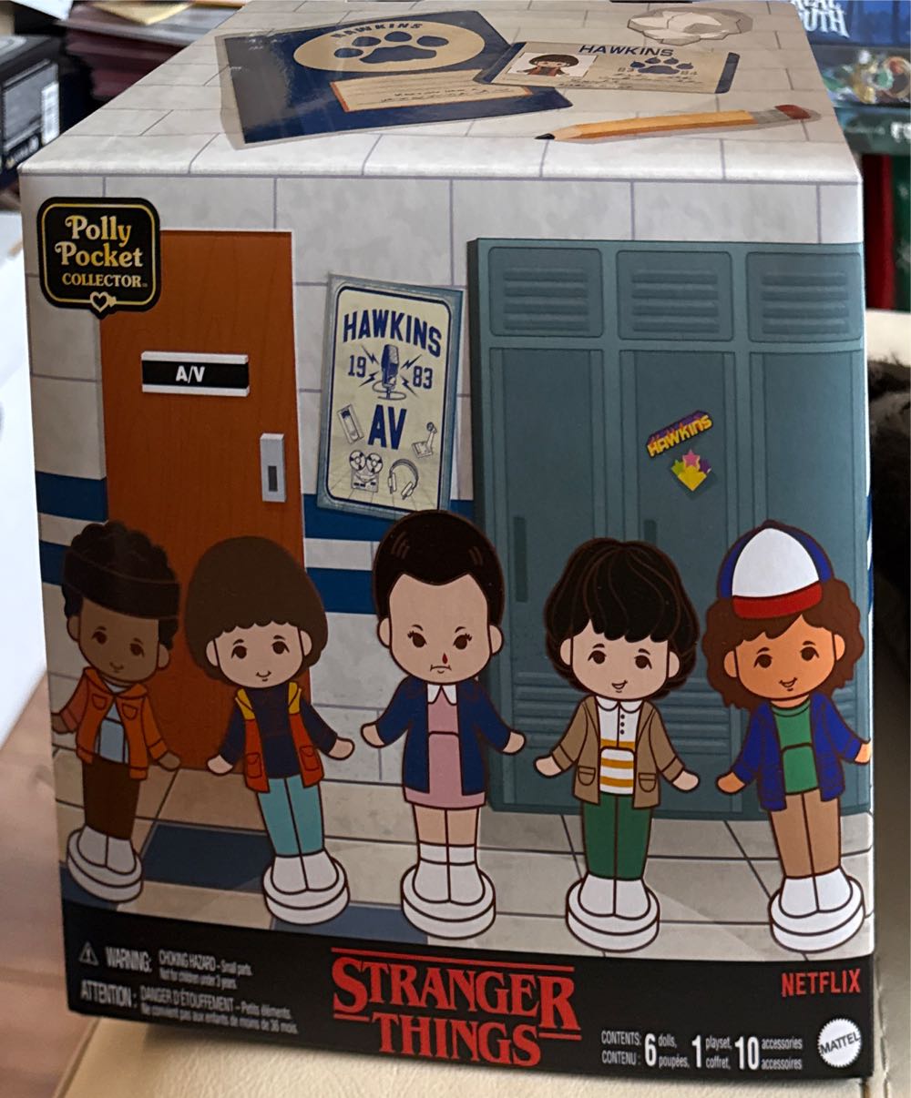 Polly Pocket Collector Playset Stranger Things Compact With 6 Special Edition Character Dolls And 10 Accessories - Stranger Things vinyl figure collectible [Barcode 194735217922] - Main Image 2