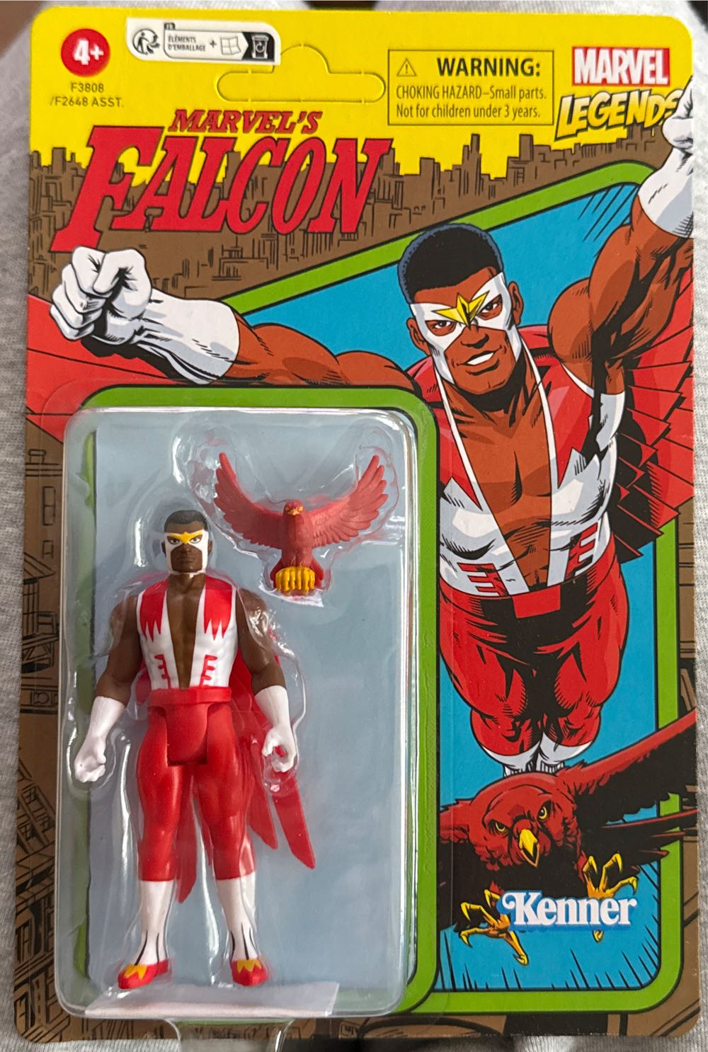 Marvel Legends Series 3.75-inch Retro 375 Collection Marvel’s Falcon Action Figure Toy  vinyl figure collectible [Barcode 5010993947546] - Main Image 2