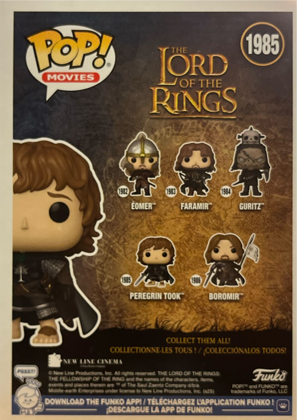 Peregrin Took - The Lord of the Rings vinyl figure collectible [Barcode 889698903134] - Main Image 4
