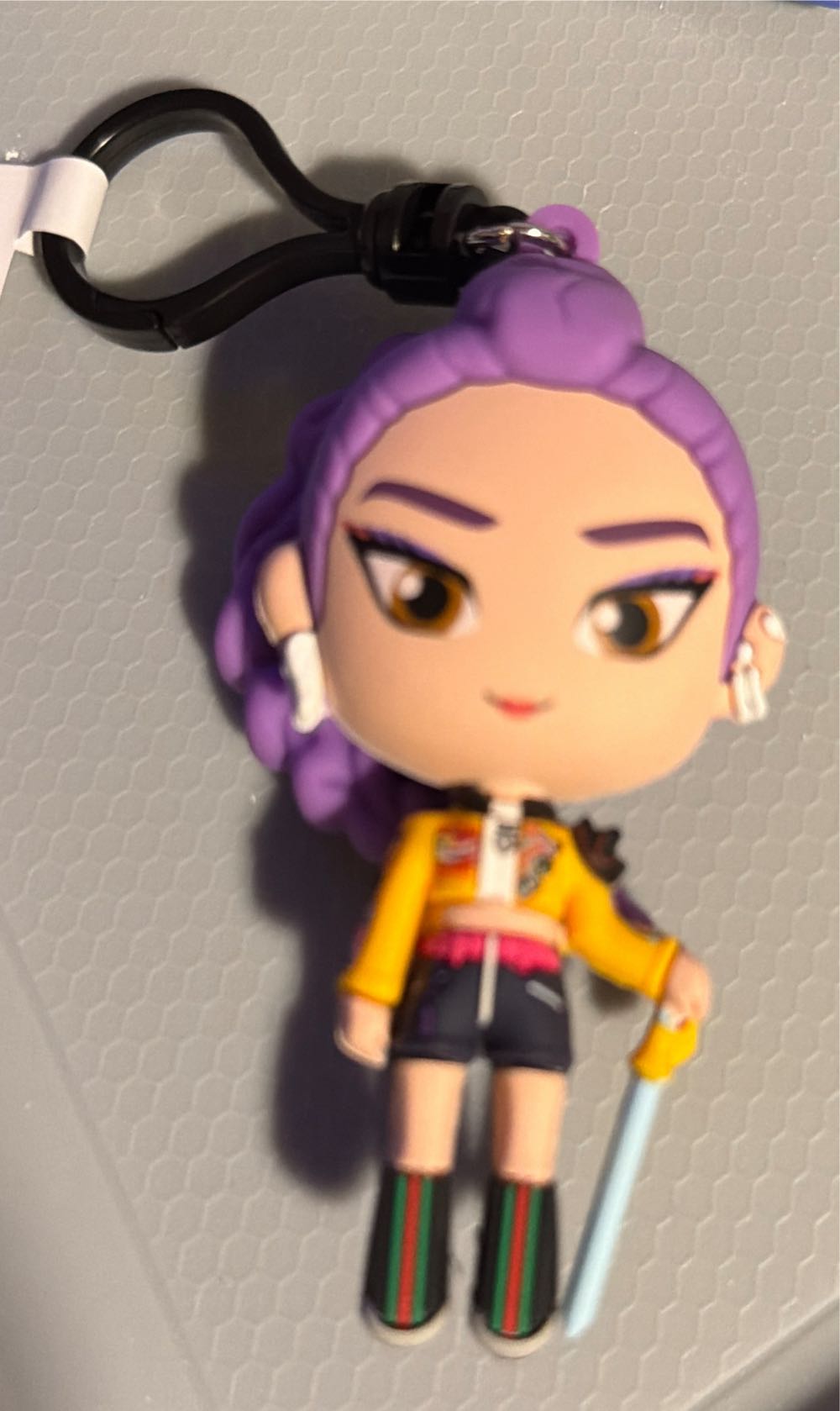 K Pop Demon Hunters Figural Bag Clip **new Opened** Netflix Series 1 Kpop Saja Boys Monogram  vinyl figure collectible [Barcode 077764328657] - Main Image 2