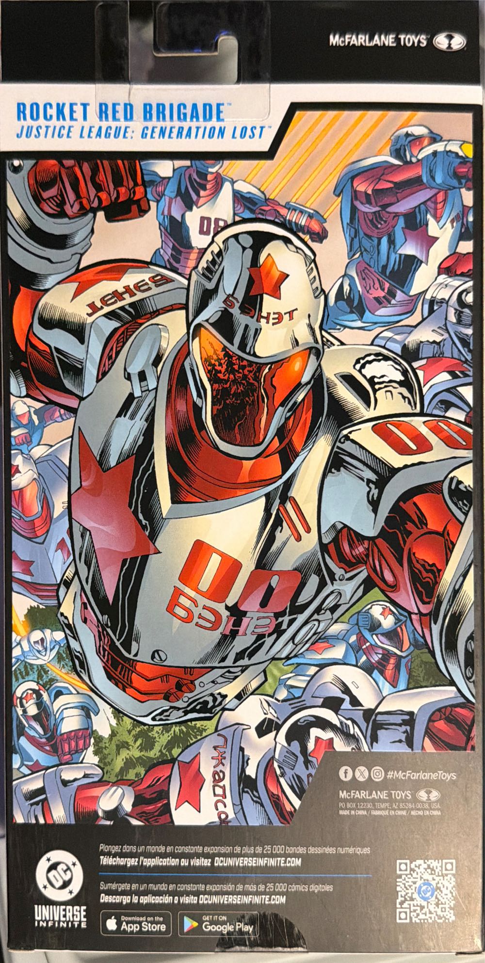 Mcfarlane Toys Dc Multiverse Rocket Red Brigade Justice League: Generation Lost 7in Action Figure  vinyl figure collectible [Barcode 787926174724] - Main Image 2