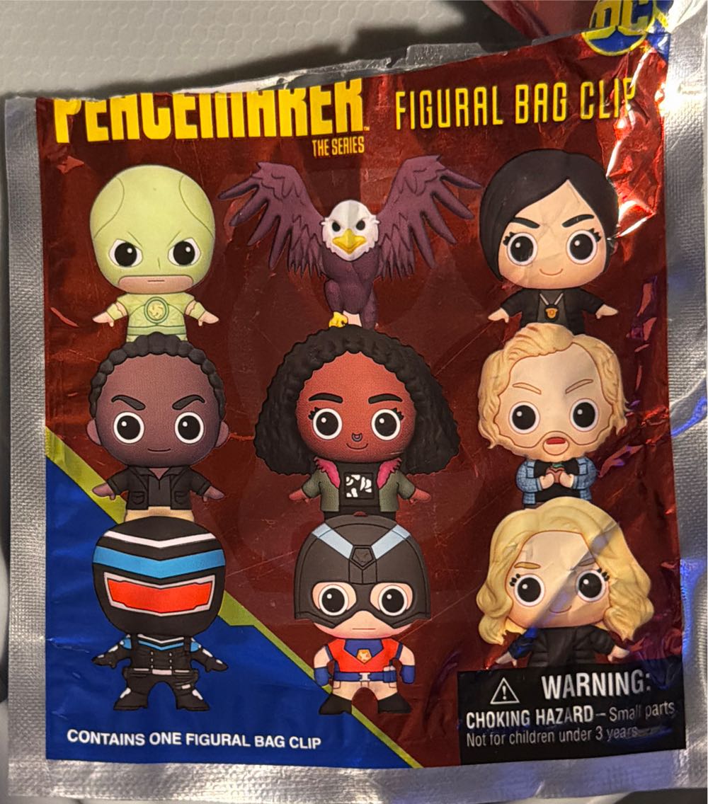 Clip Dc Peacemaker Figural Bag Clip Brand New & Sealed 3 D  vinyl figure collectible [Barcode 077764459153] - Main Image 2