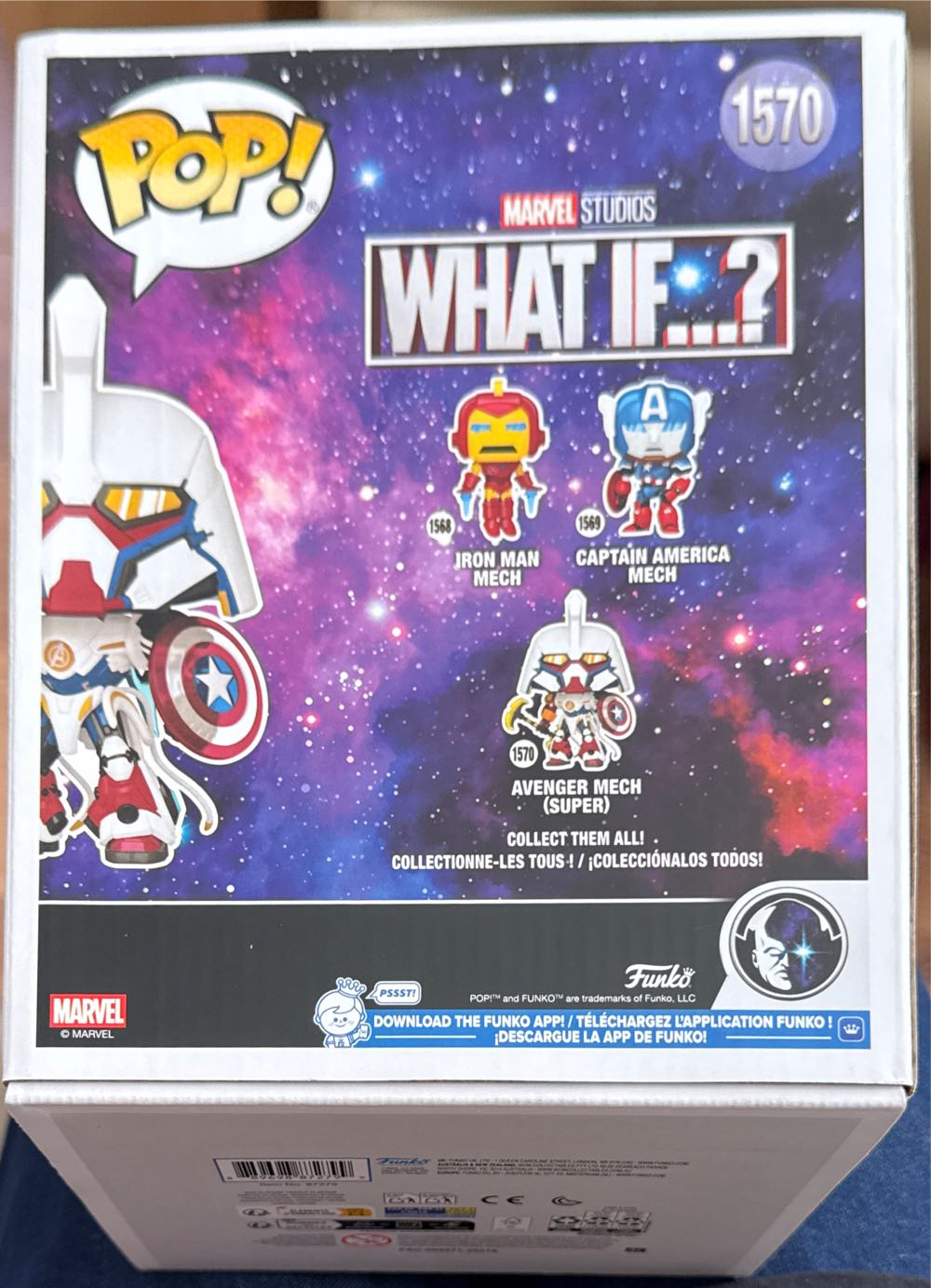Avenger Mech What If…? Pop #1570 - What If...? vinyl figure collectible [Barcode 889698872799] - Main Image 3