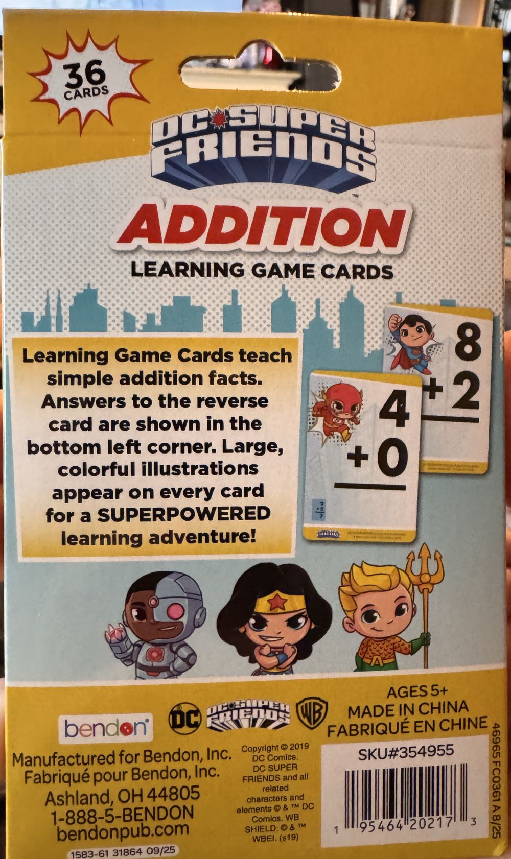 Dc Super Friends Learning Game Flashcards  vinyl figure collectible - Main Image 2