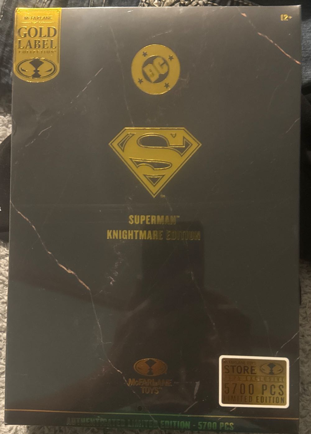 DC Gold Label Future State: Superman (Knightmare Edition)  vinyl figure collectible [Barcode 787926171983] - Main Image 2
