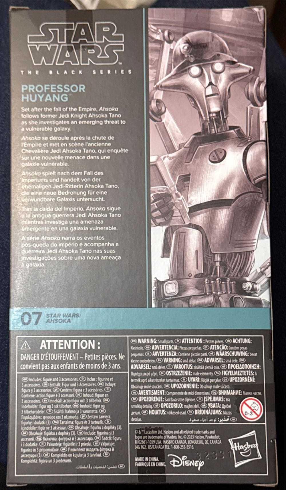 Professor Huyang Star Wars The Black Series Professor Huyang Ahsoka Collectible 6-inch Action Figures Ages 4 And Up - Star Wars vinyl figure collectible [Barcode 5010996213549] - Main Image 3