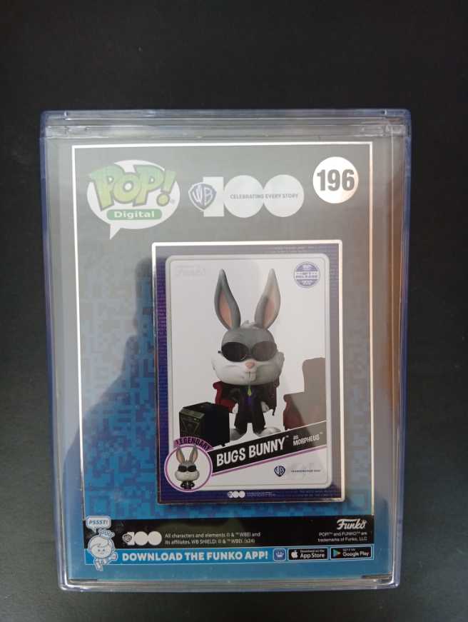 Bugs Bunny as Morpheus, Digital Pop  vinyl figure collectible [Barcode 889698805308] - Main Image 2