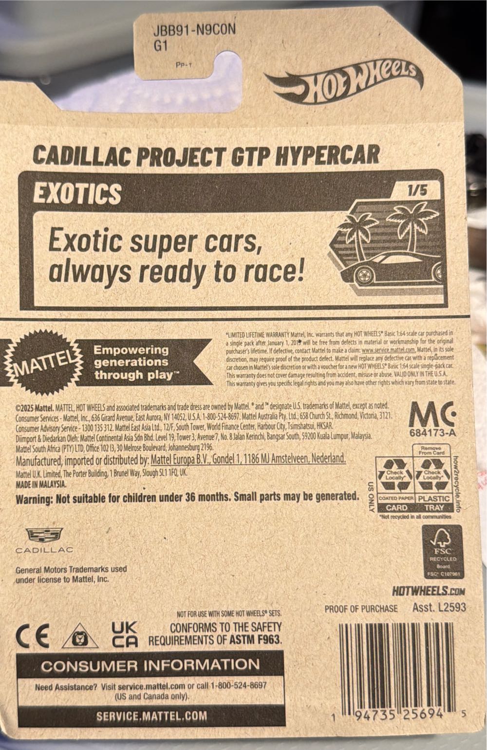 Hot Wheels Porsche 911 Turbo Cabriolet  vinyl figure collectible [Barcode 194735256945] - Main Image 2