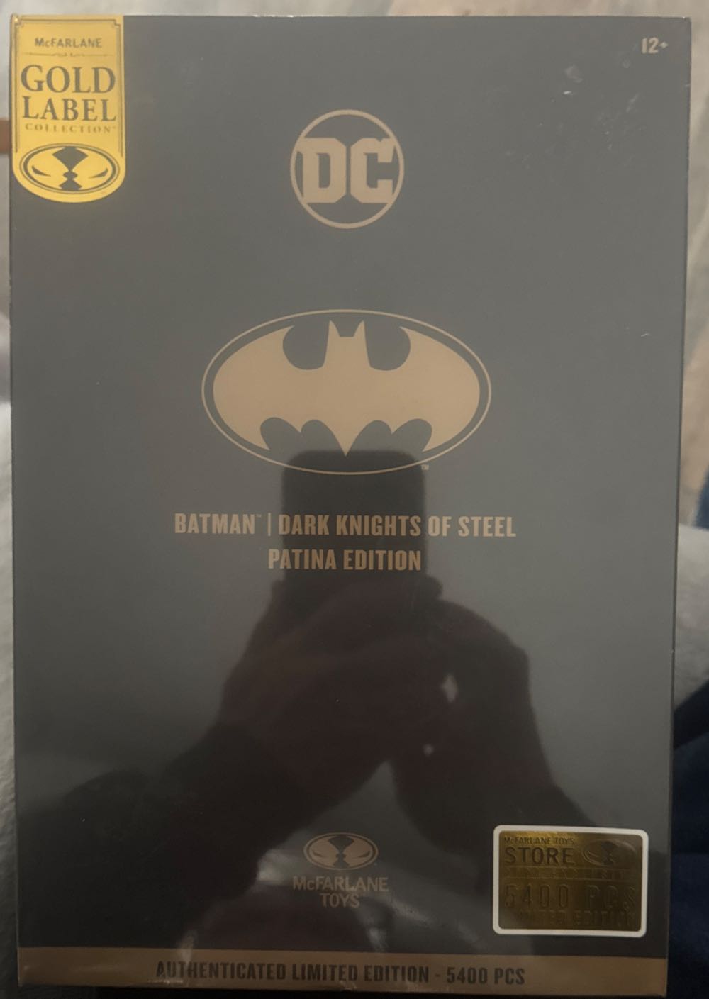 DC Gold Label Dark Knights Of Steel: Batman (Patina Edition)  vinyl figure collectible [Barcode 787926176513] - Main Image 2