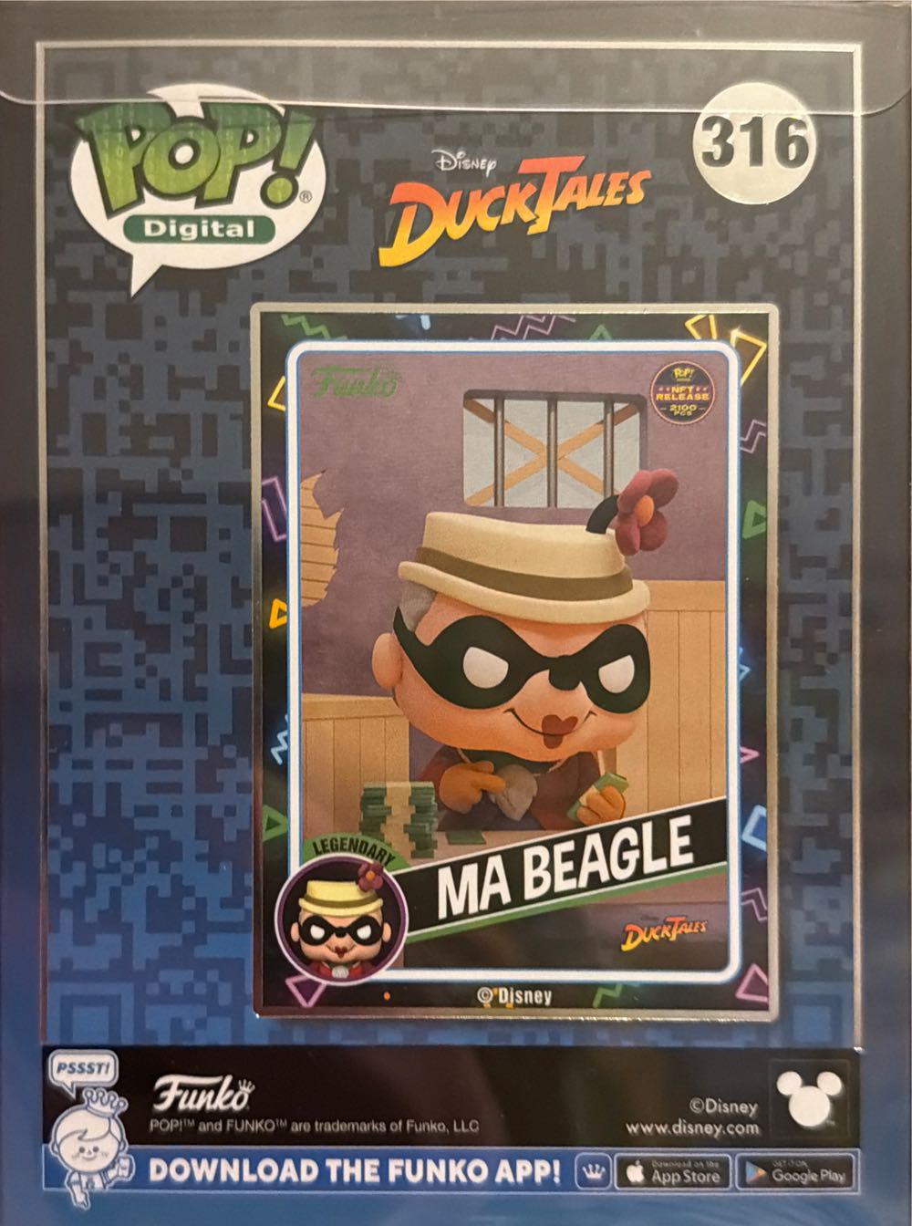 Ducktales -316- Ma Beagle  vinyl figure collectible [Barcode 889698855563] - Main Image 2