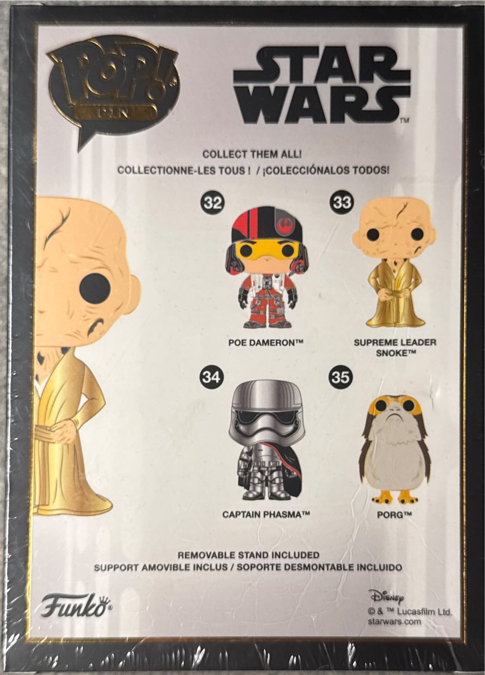 Funko Pop Lpp Star Wars: Supreme Leader Snoke - Funko vinyl figure collectible [Barcode 671803449688] - Main Image 2