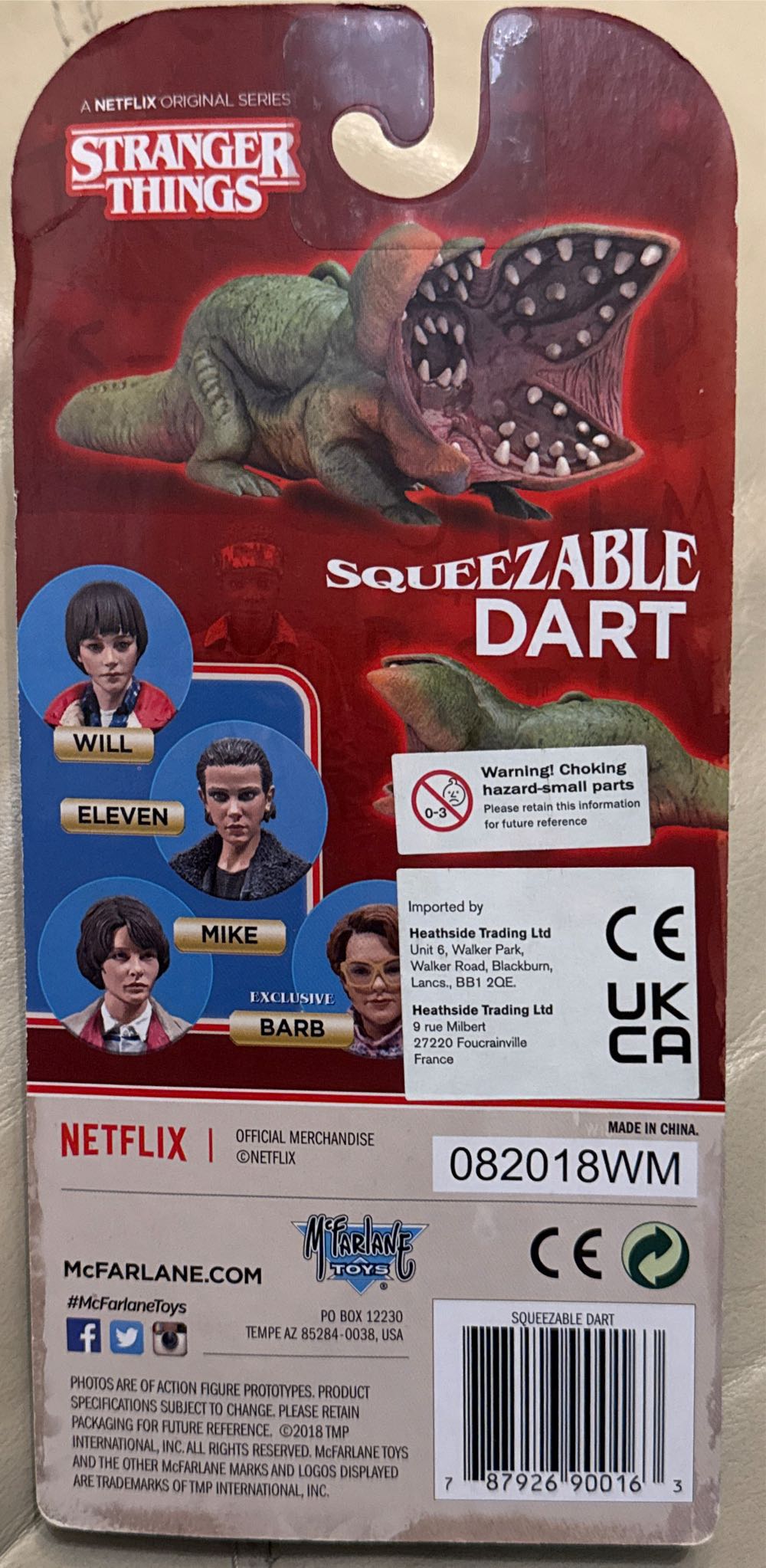 Dart Squeezable Mcfarlane Toys Stranger Things Dart Squeezable Toy - Stranger Things vinyl figure collectible [Barcode 787926900163] - Main Image 3