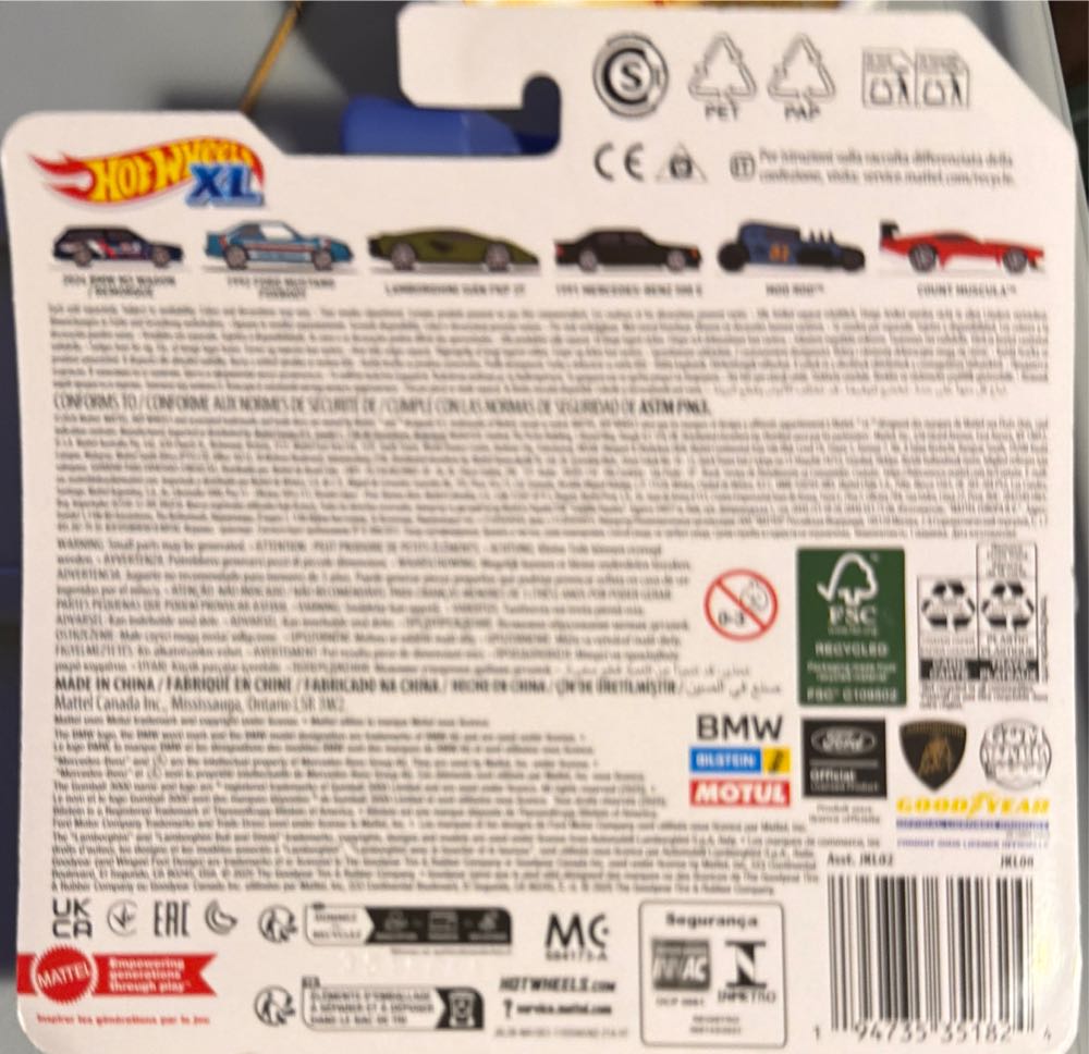 Hot Wheels-1991 Mercedes-Benz 500 E  vinyl figure collectible [Barcode 194735351824] - Main Image 2