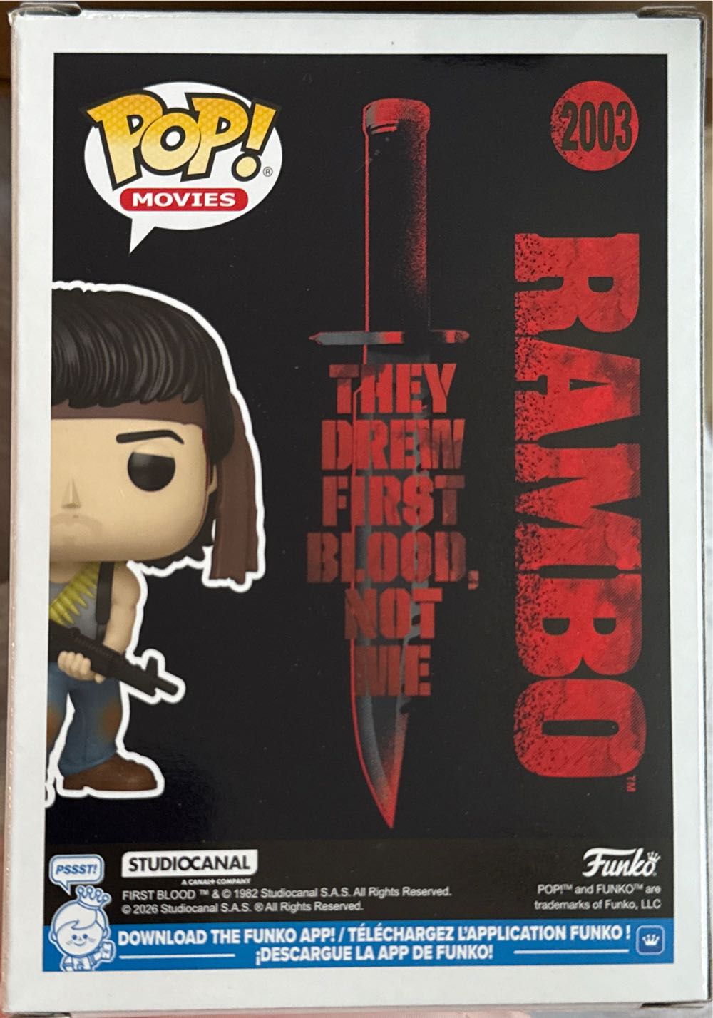 John Rambo DMG  vinyl figure collectible [Barcode 889698865456] - Main Image 4