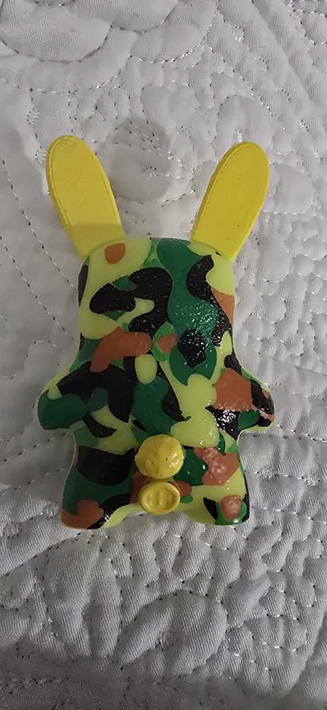 Fuggler Rabid Rabbit Camouflage   vinyl figure collectible - Main Image 2