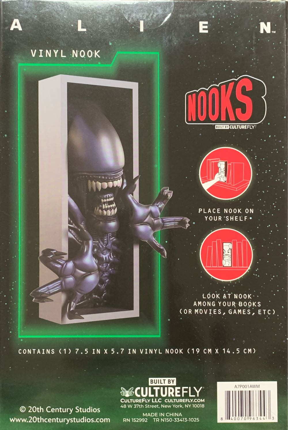 Nooks: Alien  vinyl figure collectible [Barcode 840070963443] - Main Image 3