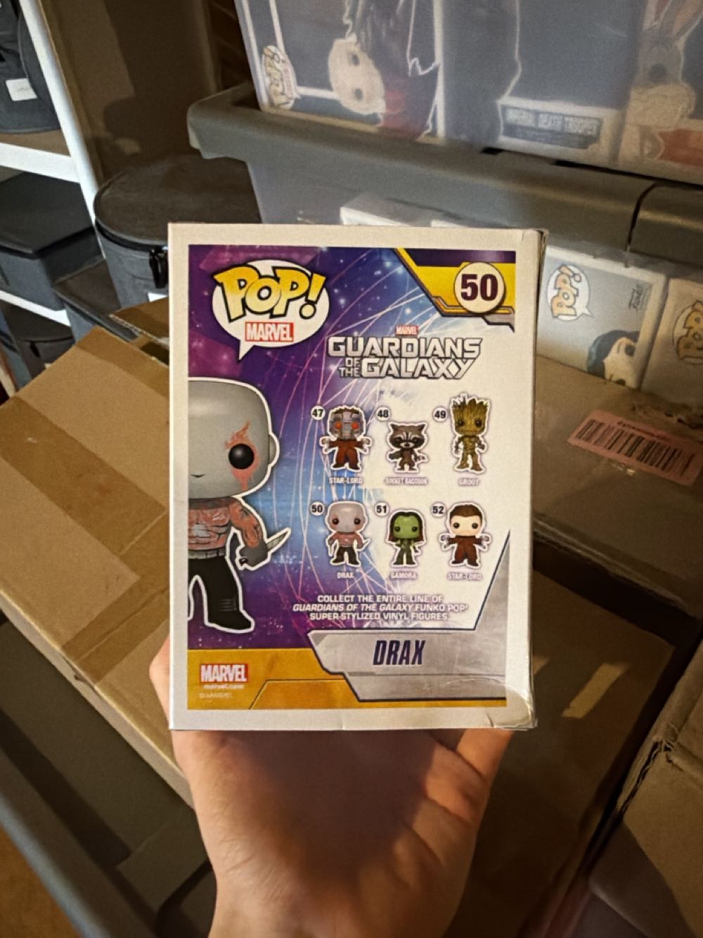 Drax - Guardians of the Galaxy vinyl figure collectible [Barcode 849803037949] - Main Image 2