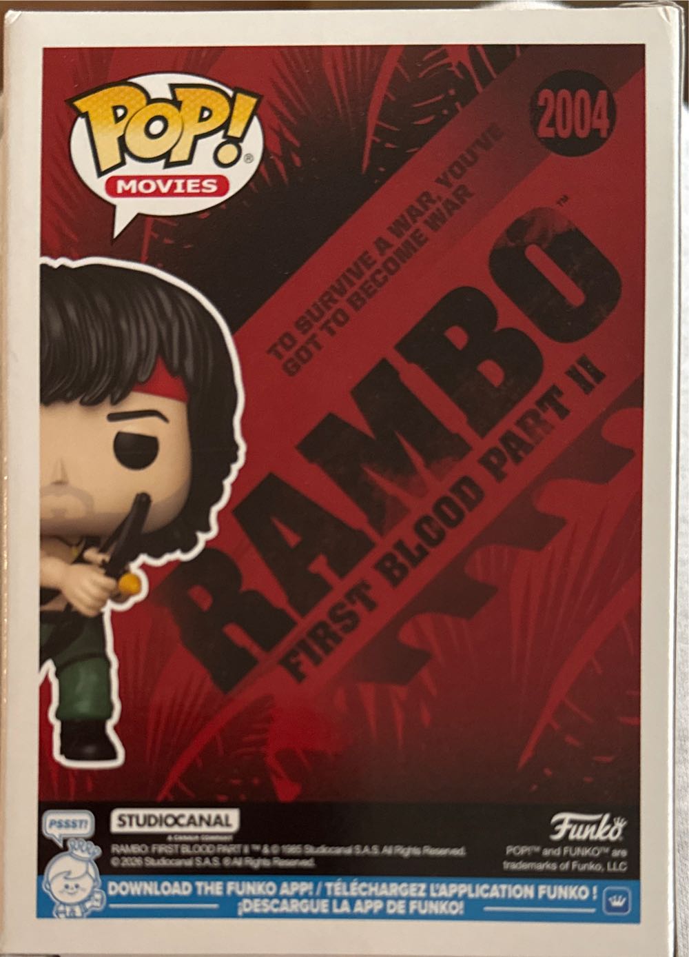 John Rambo DMG  vinyl figure collectible [Barcode 889698903622] - Main Image 3