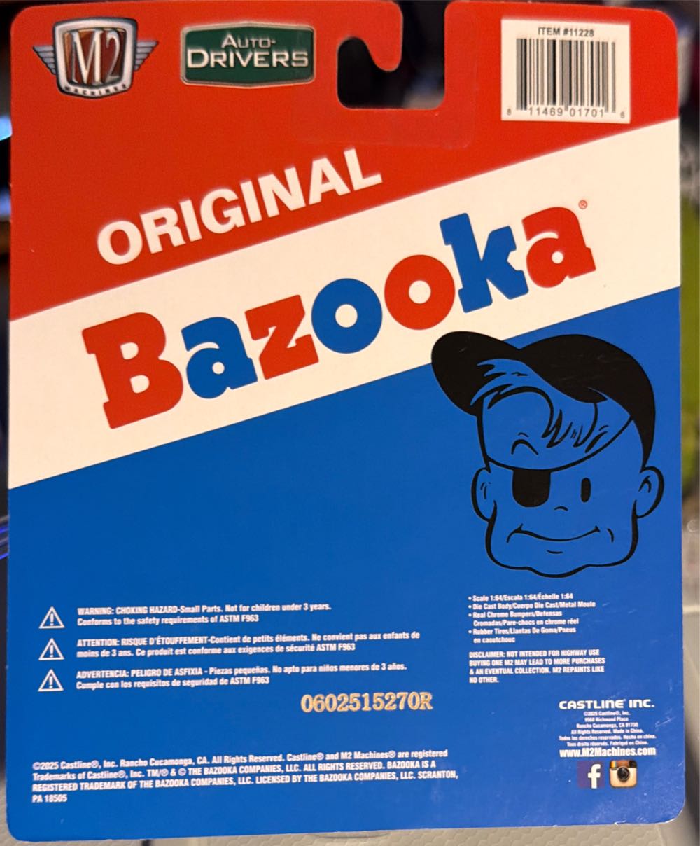 M2 Machines Original Bazooka  vinyl figure collectible [Barcode 811469017016] - Main Image 2