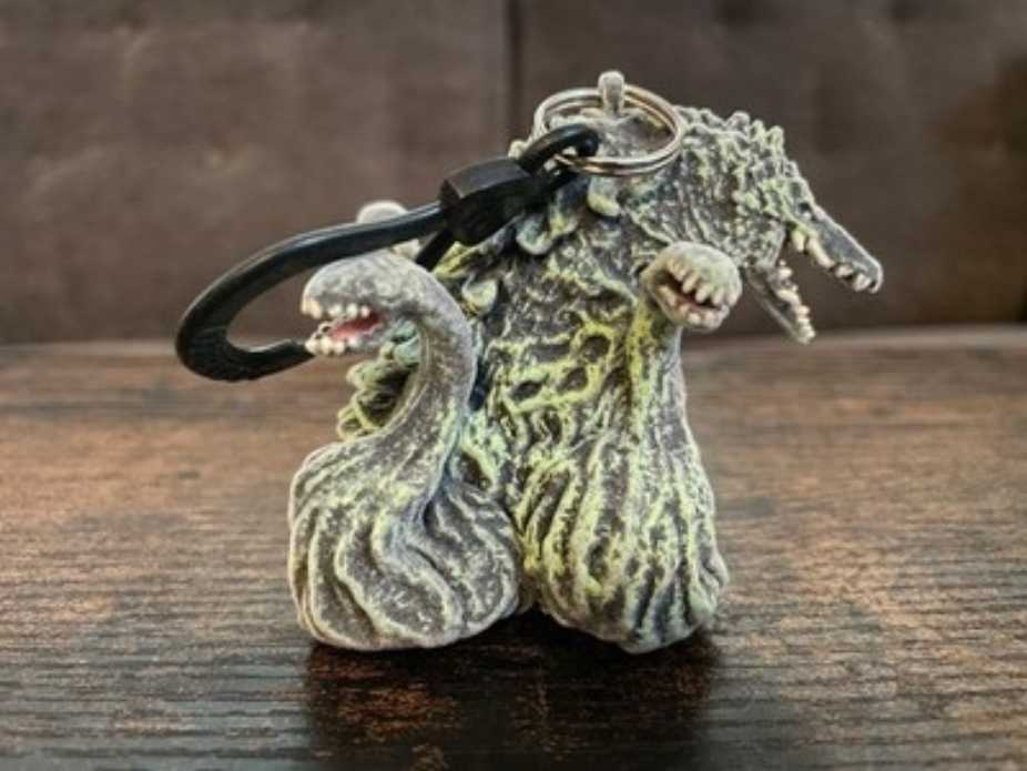 Godzilla Flocked Hanger (Orange) - Godzilla vinyl figure collectible [Barcode 670711227531] - Main Image 2