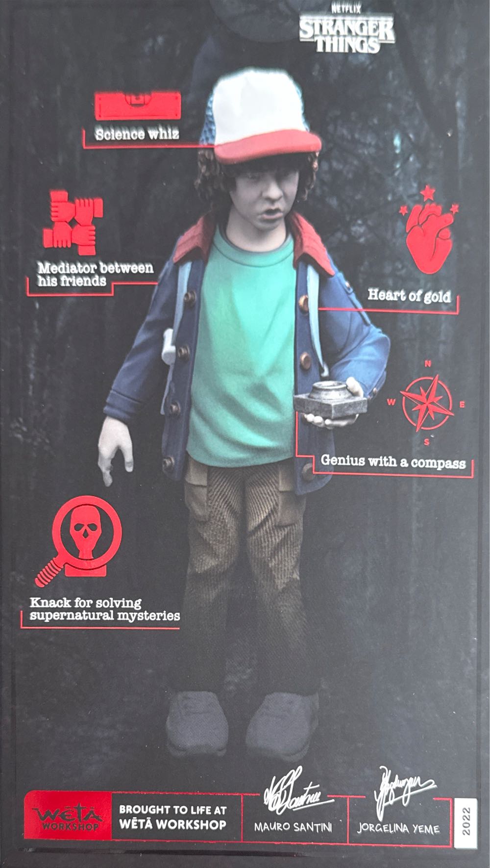 Dustin The Pathfinder Limited Edition Weta Workshop Mini Epics Stranger Things Season 1 Dustin The Pathfinder Limited Edition  vinyl figure collectible [Barcode 9420024703472] - Main Image 4