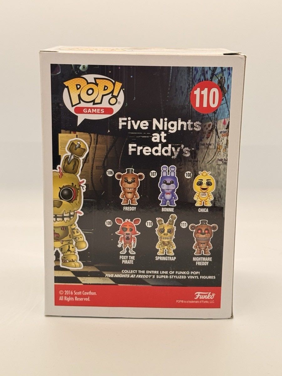 Spingtrap - Five Nights at Freddy’s vinyl figure collectible - Main Image 3