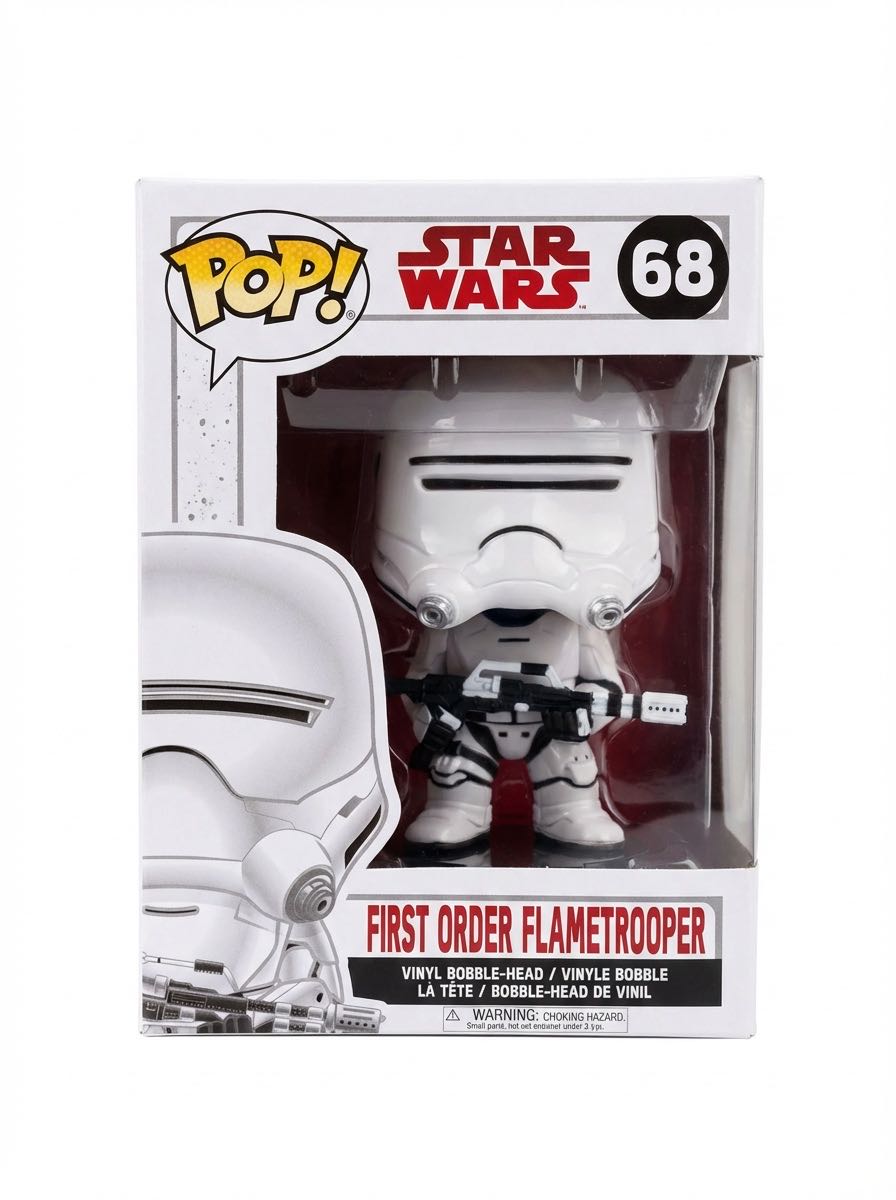 First Order Flametrooper - Star Wars vinyl figure collectible [Barcode 889698147408] - Main Image 2