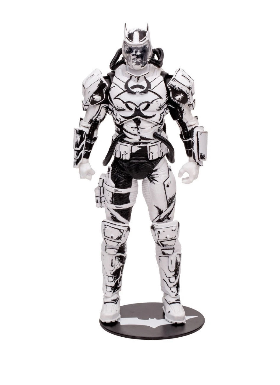 McFarlane Toys Sketch Edition Justice League The Amazo Virus: Hazmat Suit Batman  vinyl figure collectible [Barcode 787926170474] - Main Image 2