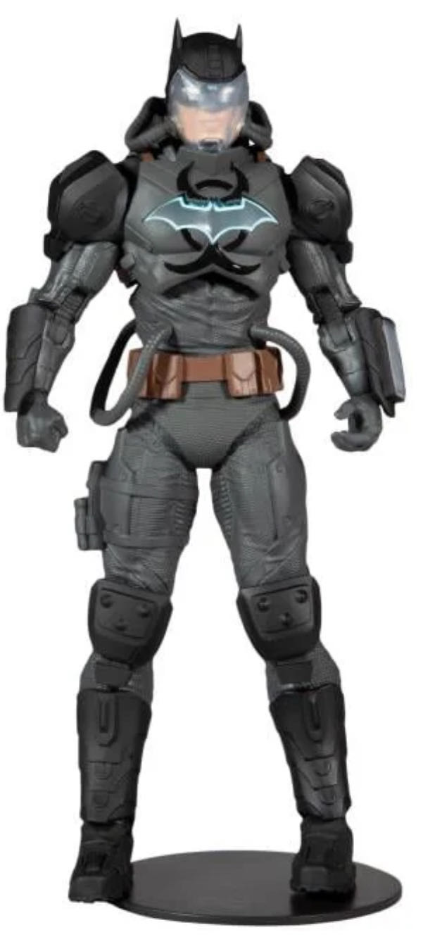 DC Multiverse Justice League The Amazo Virus:  Batman Hazmat Suit  vinyl figure collectible [Barcode 787926151695] - Main Image 2