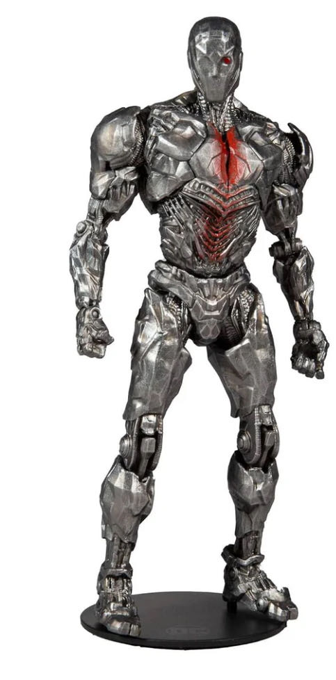 DC Multiverse Justice League: Cyborg With Face Shield  vinyl figure collectible [Barcode 787926150971] - Main Image 2