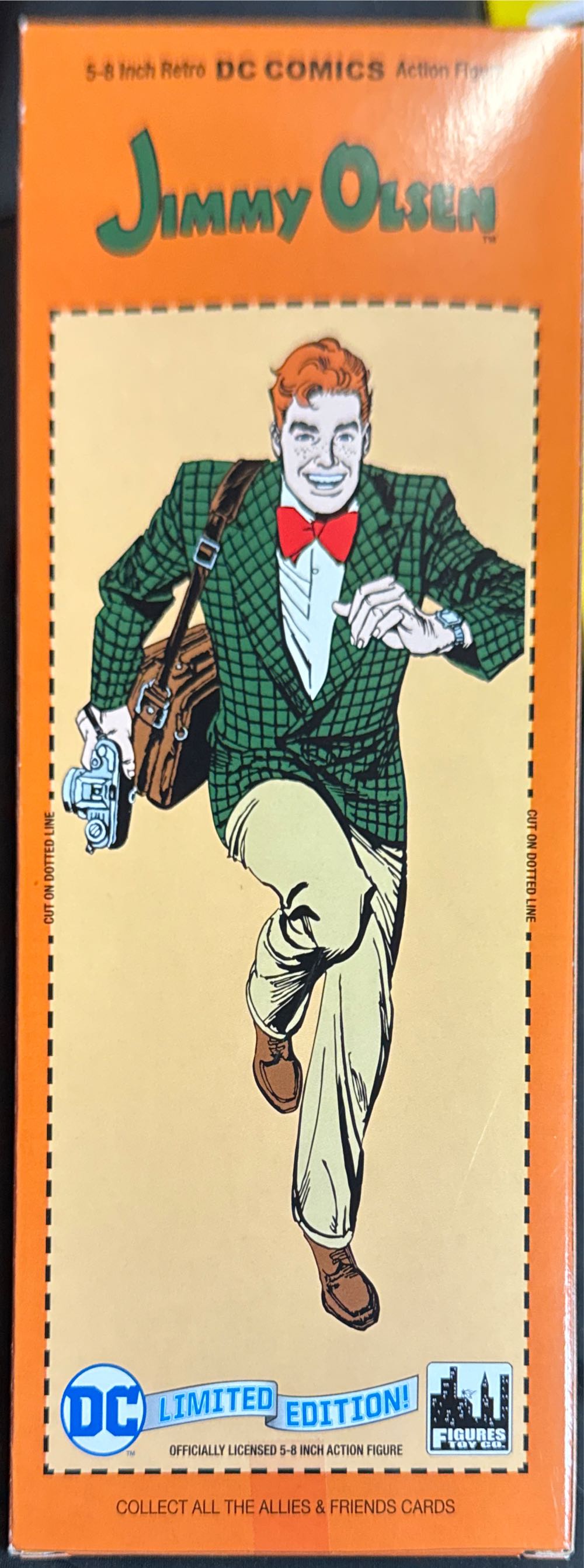 Dc Comics Boxed 8 Inch Retro Action Figures: Jimmy Olsen  vinyl figure collectible [Barcode 718347775542] - Main Image 2