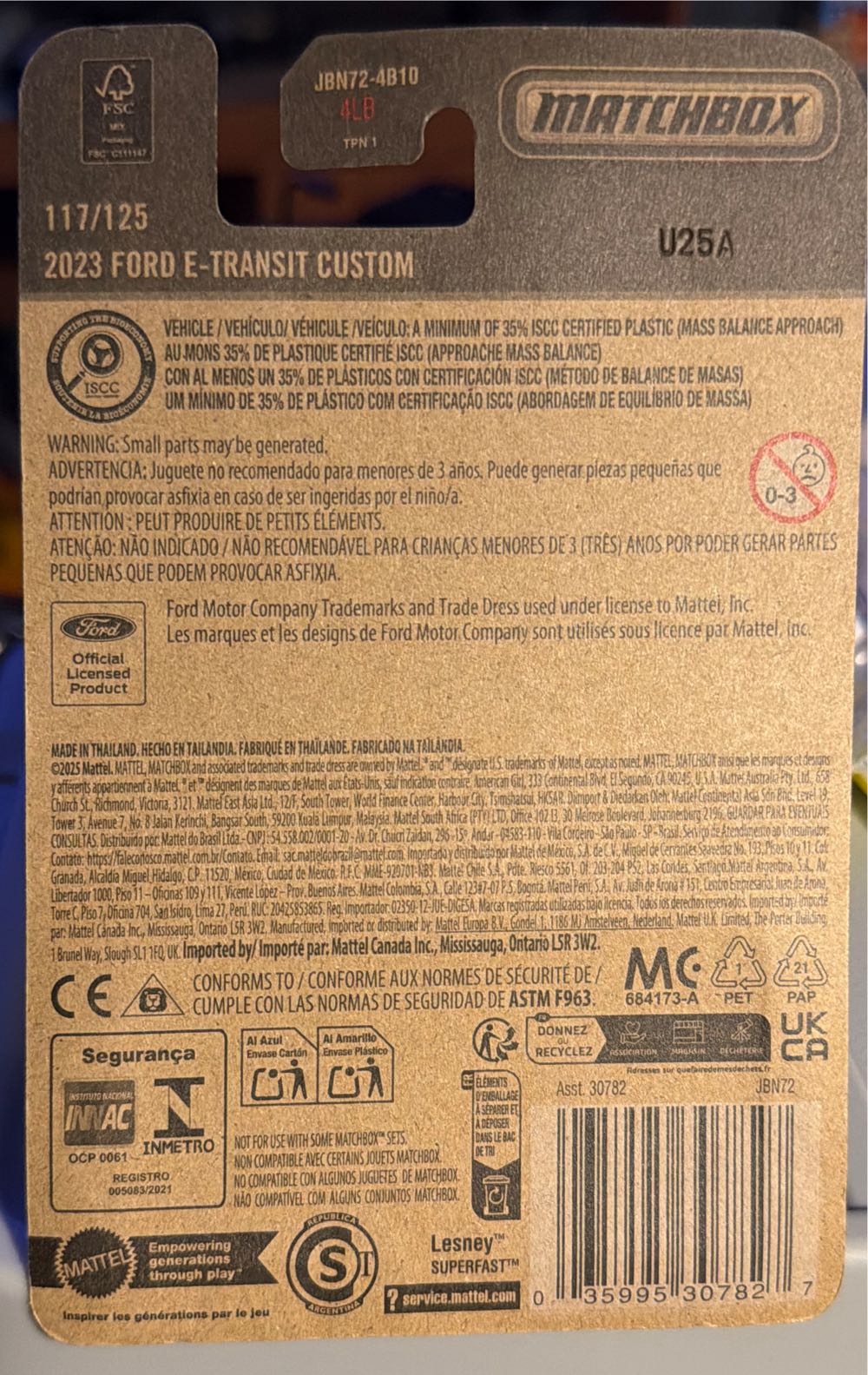 Matchbox Ford  vinyl figure collectible [Barcode 035995307827] - Main Image 2