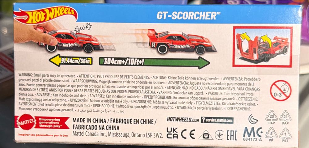 Hot Wheels GT-Scorcher  vinyl figure collectible [Barcode 194735166756] - Main Image 3