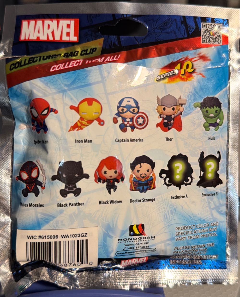 Marvel Bag Clip  vinyl figure collectible [Barcode 077764687600] - Main Image 3