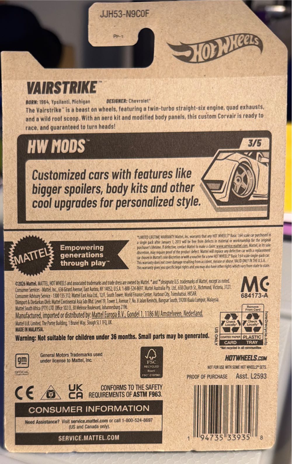 Hot Wheels Airstrips  vinyl figure collectible [Barcode 194735339358] - Main Image 2