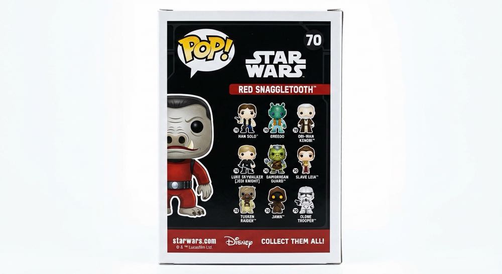 Red Snaggletooth - Star Wars vinyl figure collectible [Barcode 0782495140002] - Main Image 2