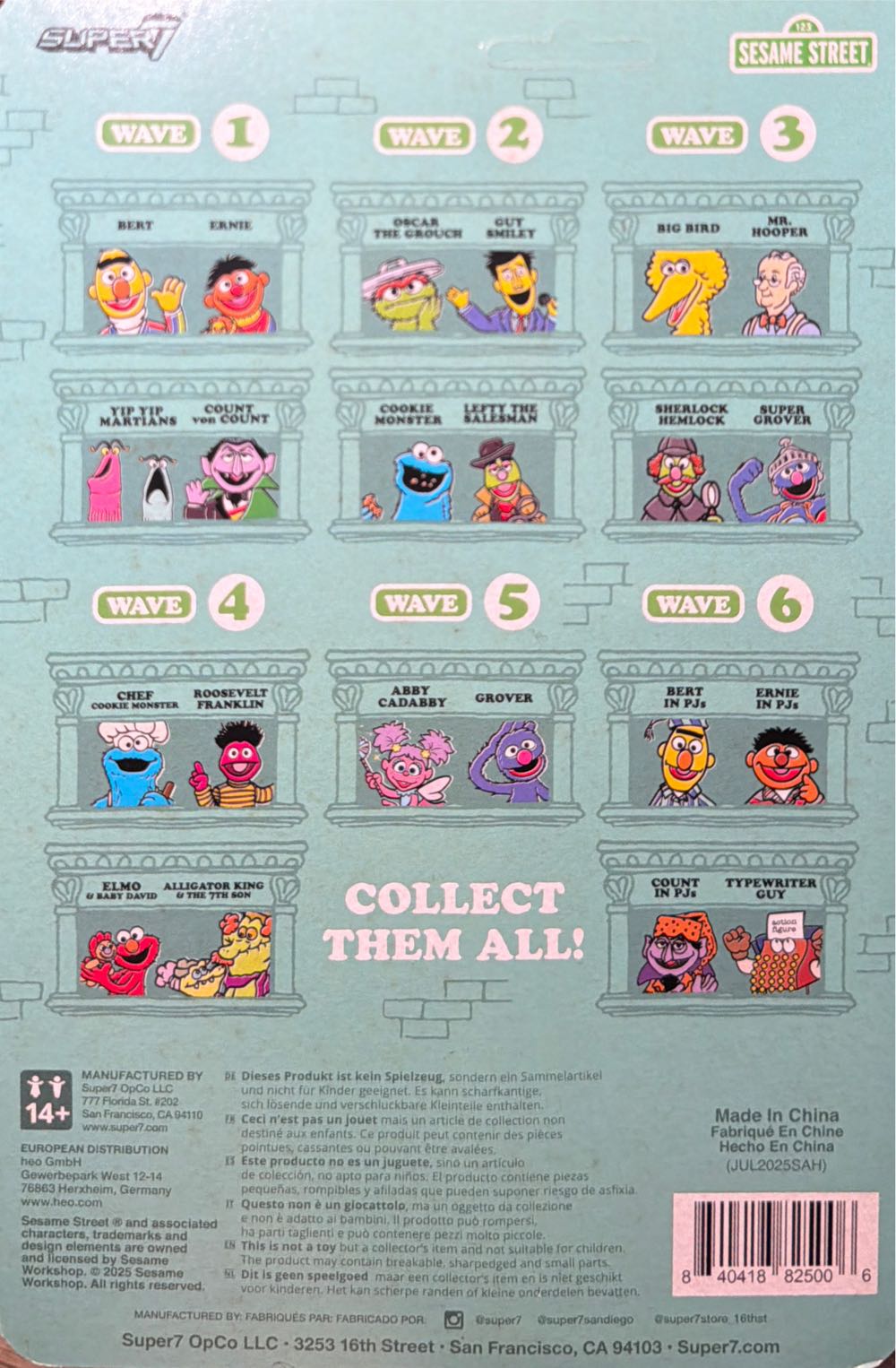 Ernie  vinyl figure collectible [Barcode 840418825006] - Main Image 2